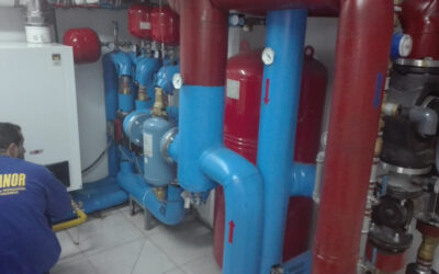Instalación de calderas modulares de gas natural Wolf en zona centro de León